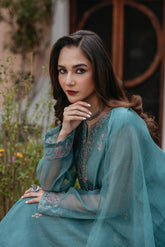 3 Piece Net Embroidered (FL0020)